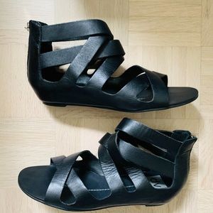 DV by Dolce Vita Pali Sandal, wedge, black, size 8
